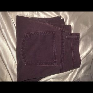 Purple wrangler high waist jeans